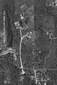 Aerial View Comet Lodge Cemetery, circa 1936