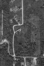 Aerial View Comet Lodge Cemetery, circa 1956