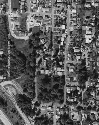 Aerial View Comet Lodge Cemetery, circa 1997
