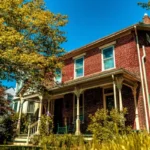 Side view of the Welty House
