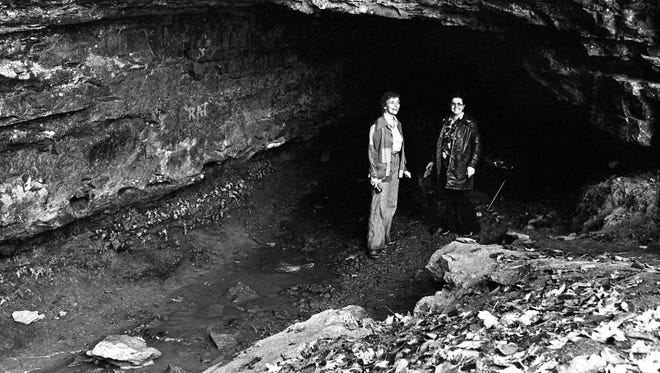 Interior of the Bell Witch Cave