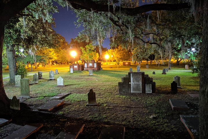 Walk with us through haunted downtown Savannah.