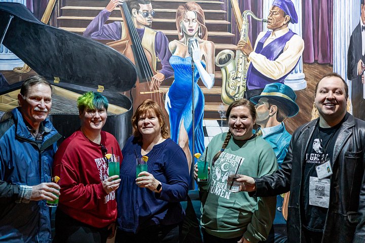 Listen to your guide's spooky storytelling as you play drinking games and make new friends!