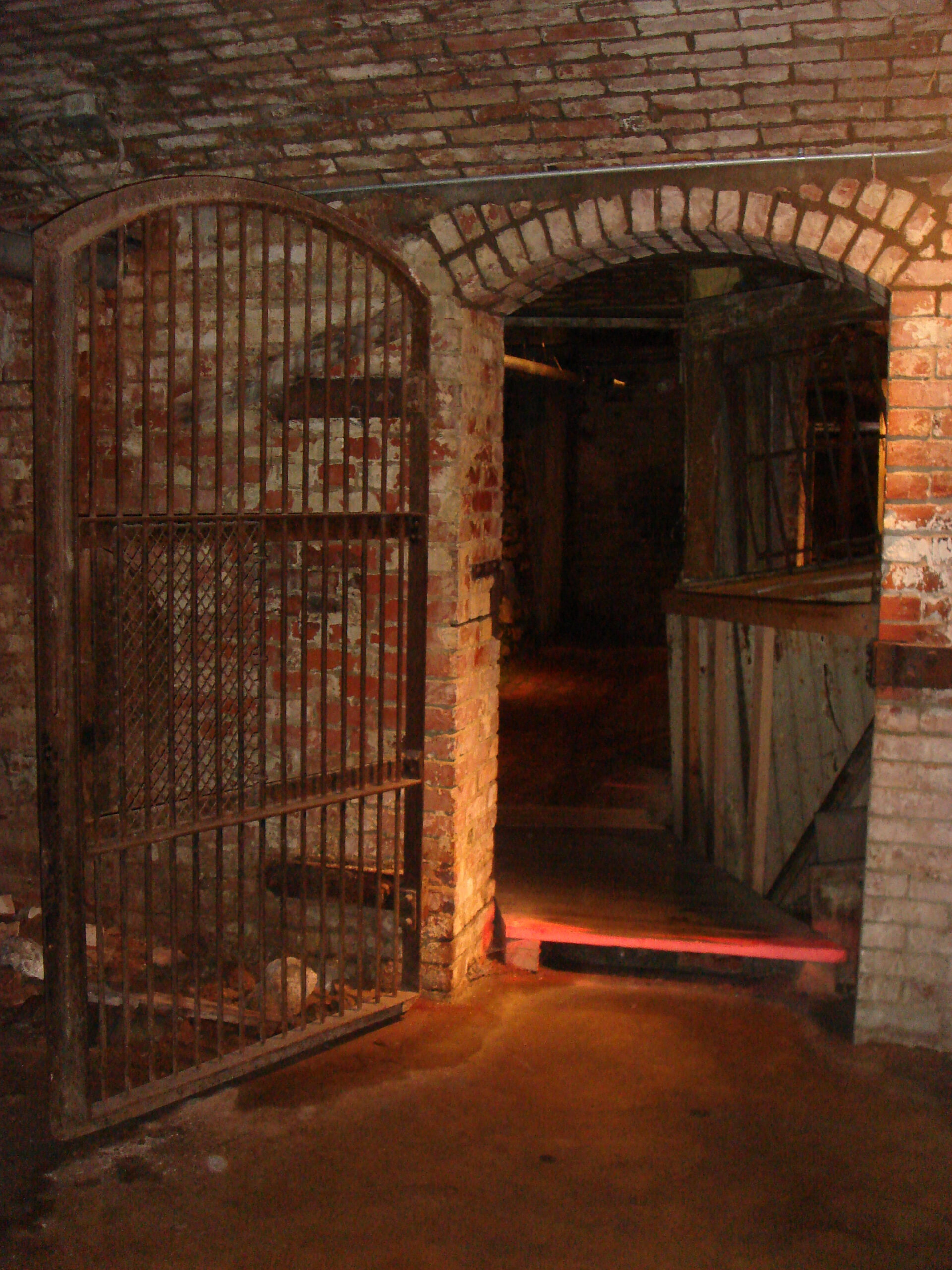 A buried storefront passage under Pioneer Square