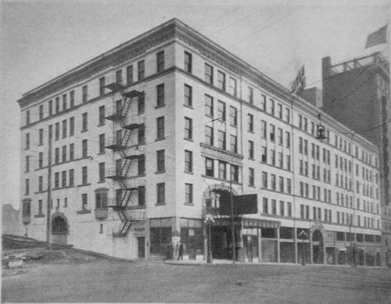The Moore Theatre and Hotel, 1909