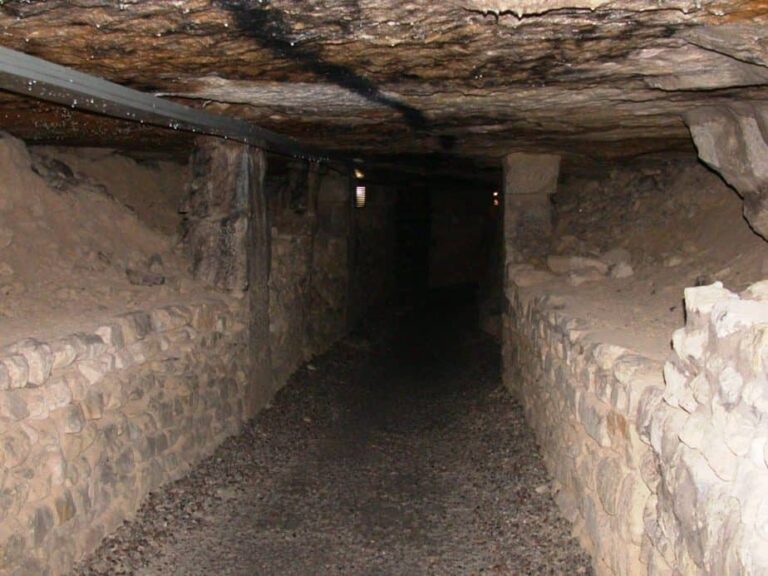 Paris Catacombs tunnel